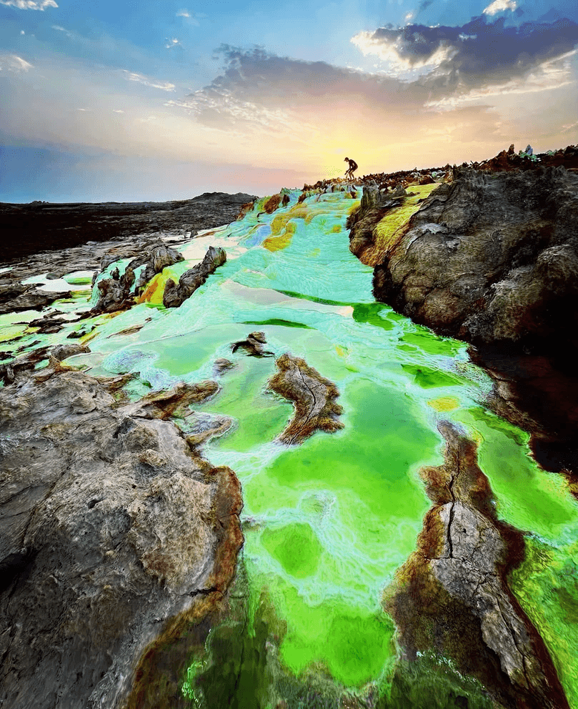 Danakil Depression also known as Mars on Earth Where scientists look for clues to alien life